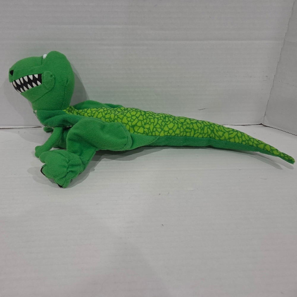 Disney Pixar Toy Story Rex Dinosaur Plush Hand Puppet Burger King Promo Green